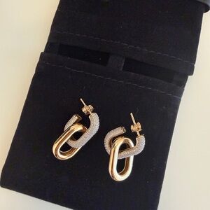 Ring concierge cloud link earrings with FREE diamond bracelet!